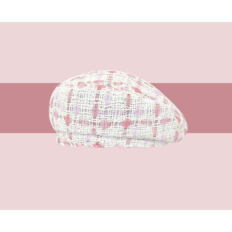 Wholesale Hot Girl Pink American Retro Cowboy Forward Cap Beret Peaked Cap