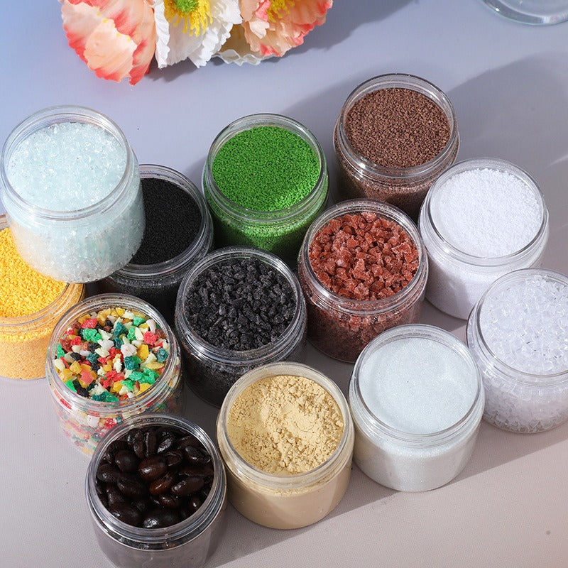 Wholesale Simulation Food Toy Chocolate Chips, Sesame Bread Crumbs, Sugar, Soy Milk Powder, Coconut Milk DIY, Kneading and Playing Materials