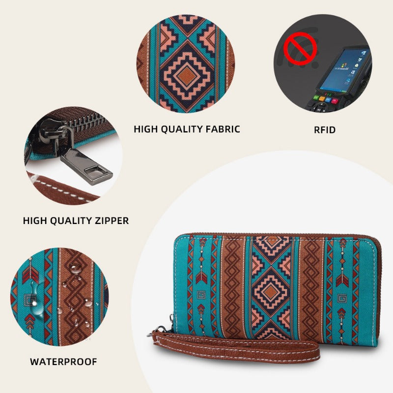 Wholesale Bohemian Style RFID Function Fashionable Retro Handbag