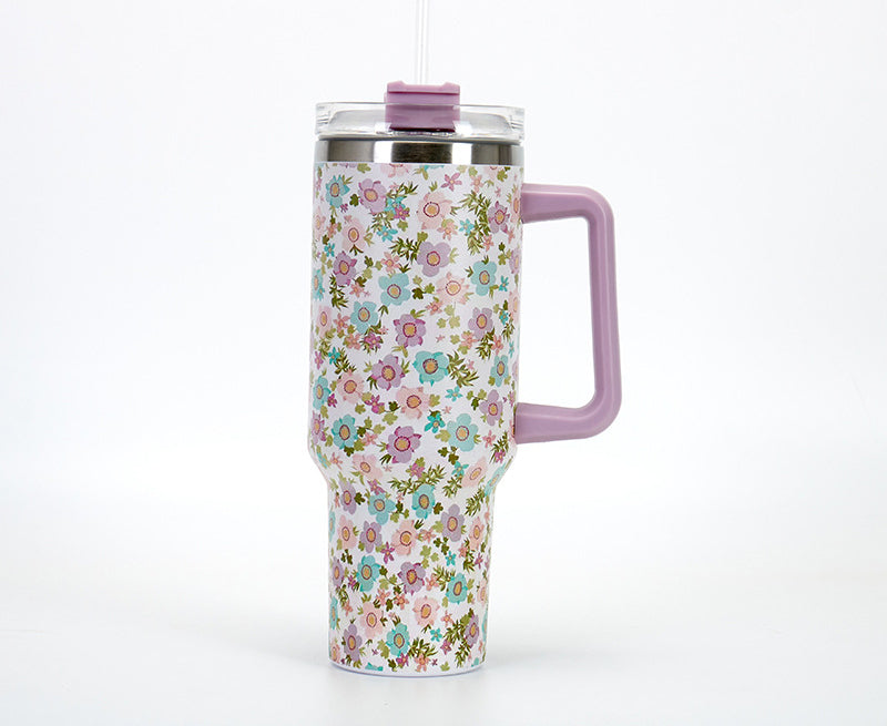 Wholesale 40oz Car Cup Creative 5D Printing Series Double-layer Car Ice Master Cup