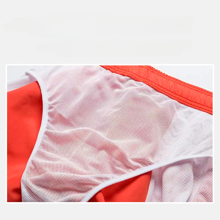 Wholesale European Size Men's Beach Shorts Quick Dry Surf Shorts Loose Swimwear