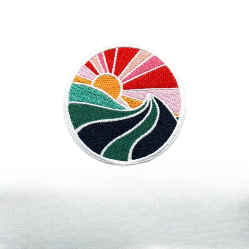 Wholesale DIY Fashion Computer Embroidery Seal Skull Embroidery Trendy Patch FS