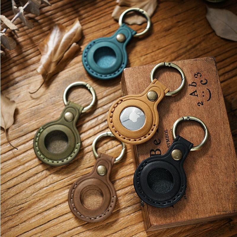 Wholesale for Apple AirTag Anti-loss Protective Case Leather Keychain