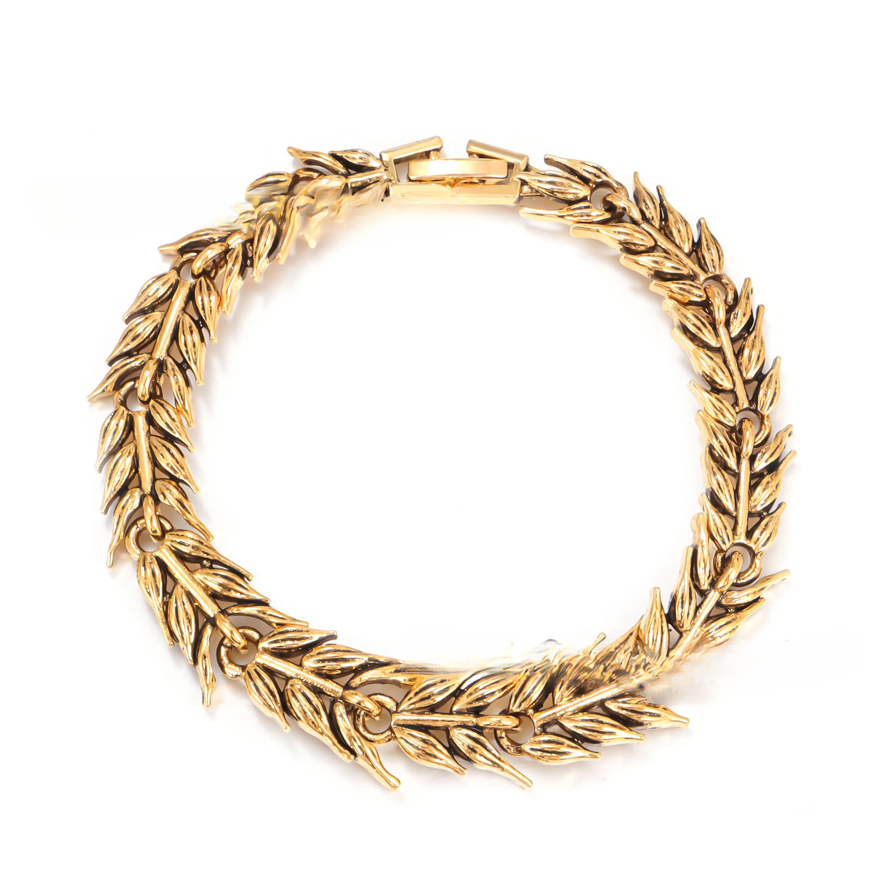 Wholesale Metal Wheat Ear Vintage Bracelet