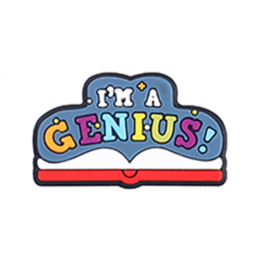 Wholesale 20pcs Cartoon Technology Series Letter Silicone Beads