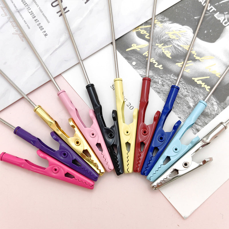 Wholesale Beadable Alligator Clips ATM Card Taker