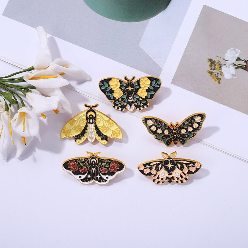 Wholesale Butterfly Insect Gorgeous Metal Badge Brooch