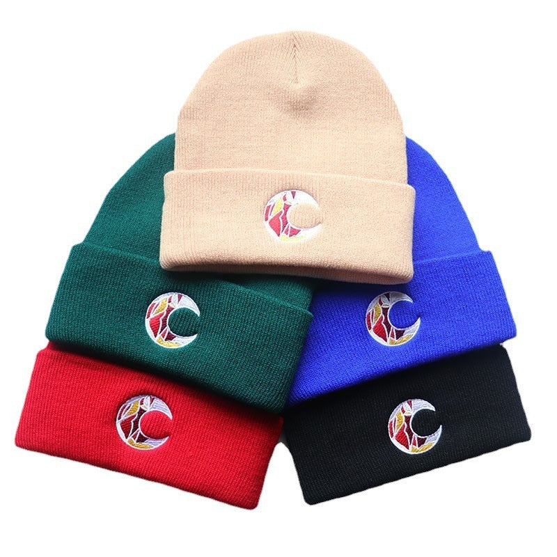 Wholesale Autumn and Winter Pullover, Moon Knitted Yarn, Outdoor Sports Cold Hat