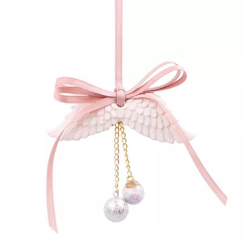 Wholesale Angel Wings Car Expanded Fragrant Stone Pendant