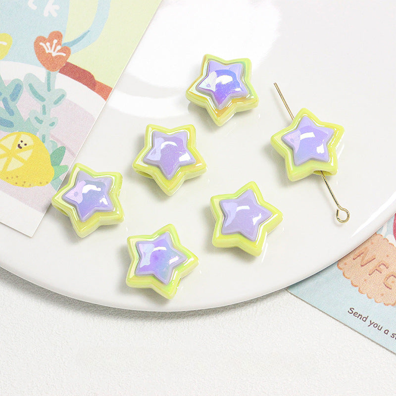 Wholesale Acrylic Love Star Candy Beads