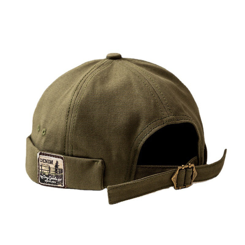 Wholesale Vintage Hip-hop Canvas Melon Skin Hats