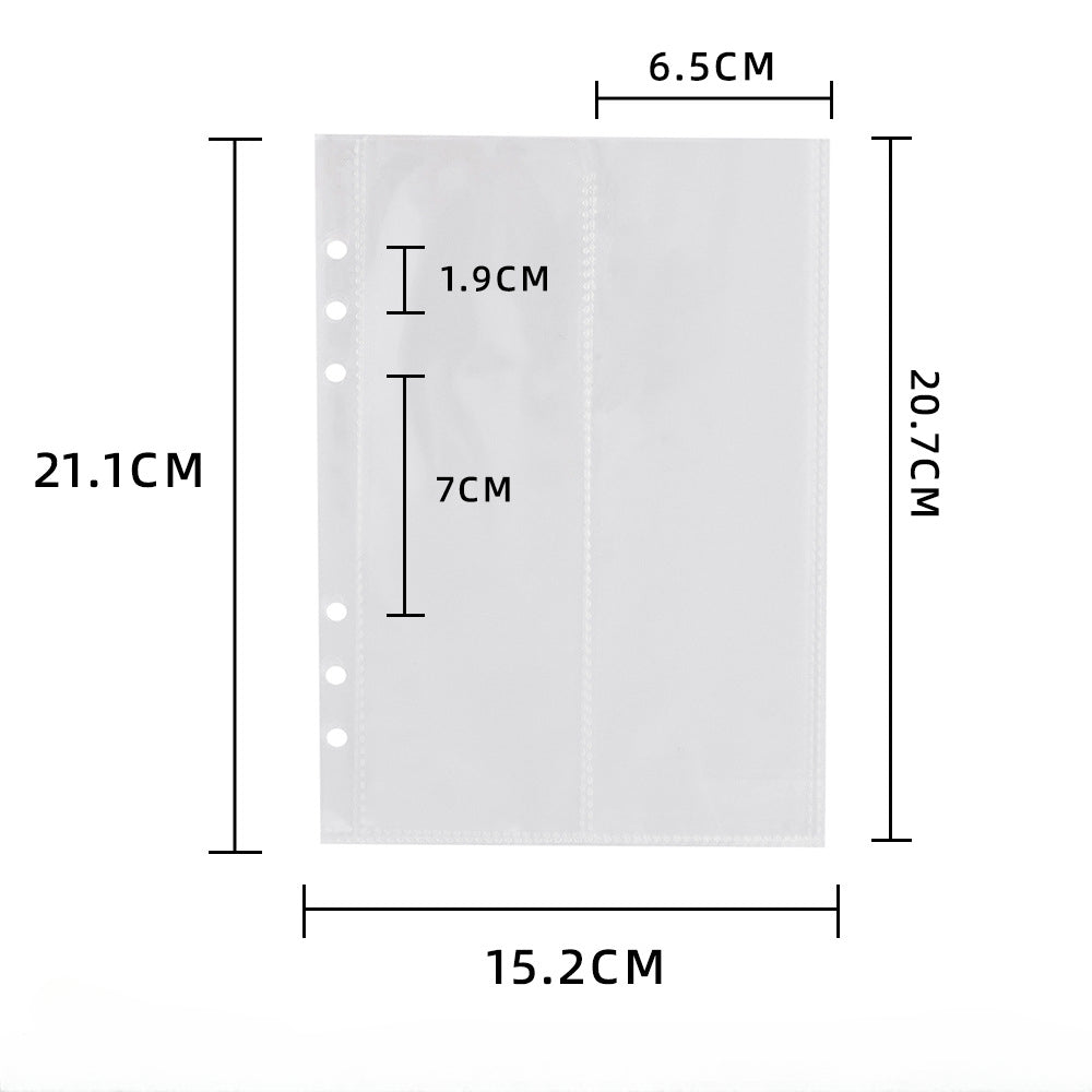 Wholesale A5 Ink Drop Pattern Binding Hard Faced Six Hole Binder Album