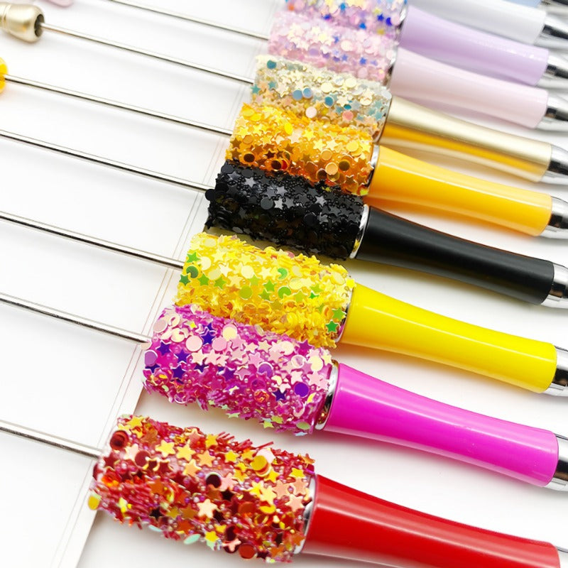 Wholesale Diy Small Stars Shiny Sequins Star Handmade Patches Cute Beads Ballpoint Pen