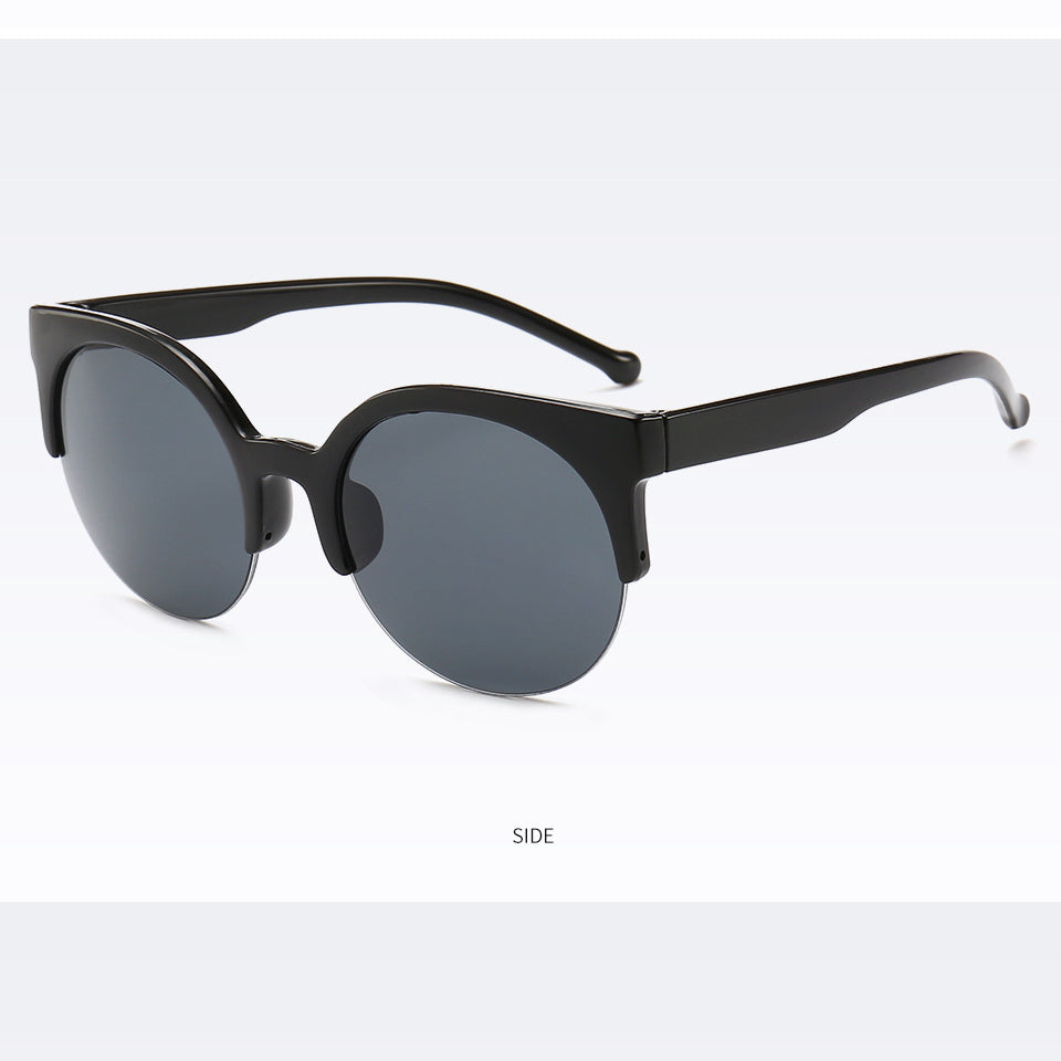 Wholesale Half Frame Cat Eye Retro Sunglasses
