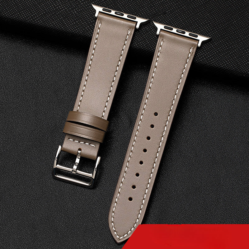 Wholesale Apple Watch Waterproof Single Loop Sports Cowhide Watch Strap