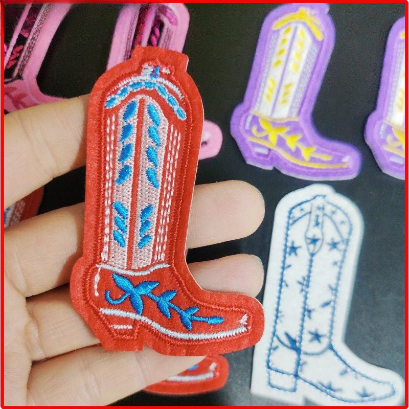 Wholesale Cartoon Shoes Sun Embroidery Children's Clothing Patch FS