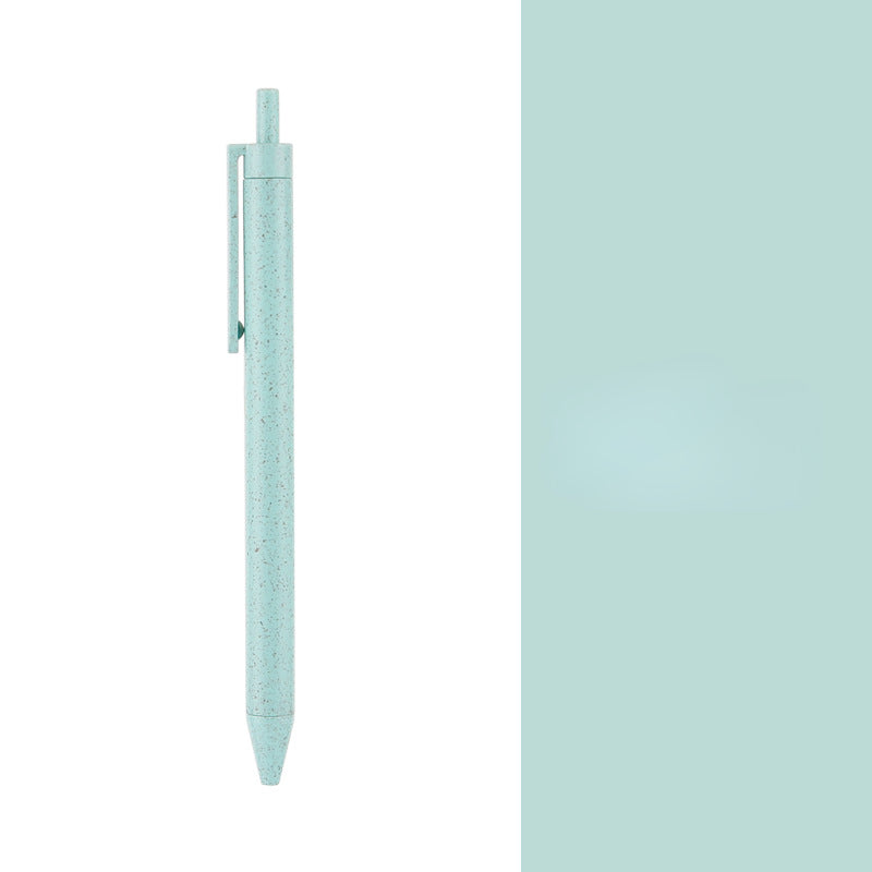 Wholesale Environmentally Friendly Degradable Wheat Straw Button Ballpoint Pen