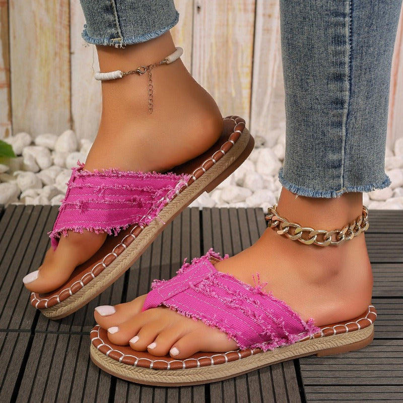 Wholesale Flat Toe Casual Outdoor Flip-flops