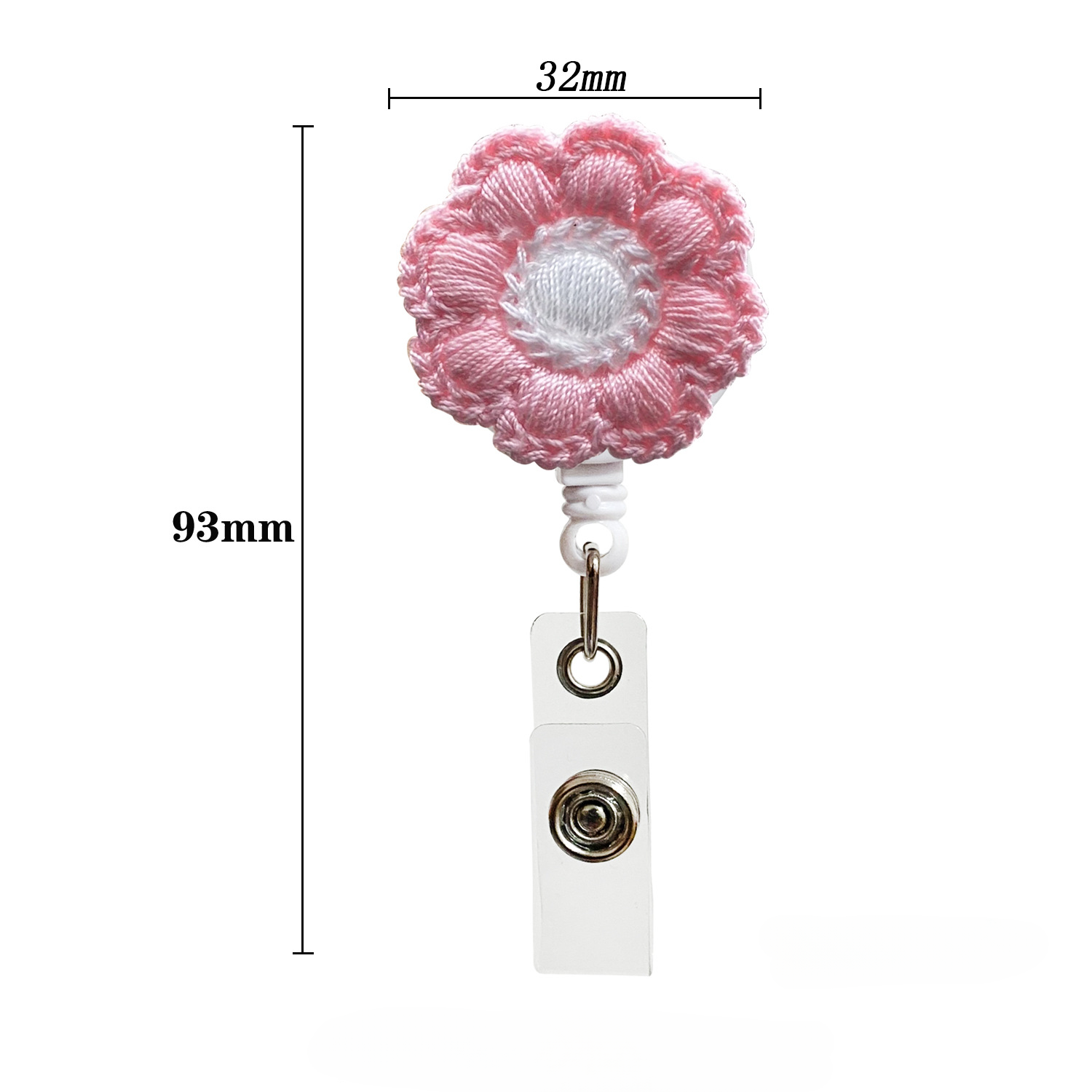Wholesale ABS Felt Sunflower Keychain