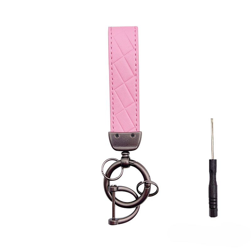 Llavero de cordero de gamuza de cuero al por mayor