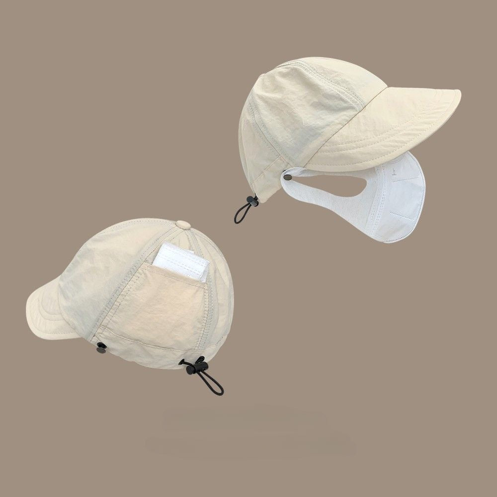 Wholesale Joker Leisure Big Ponytail Big Hat Visor Sun Hat