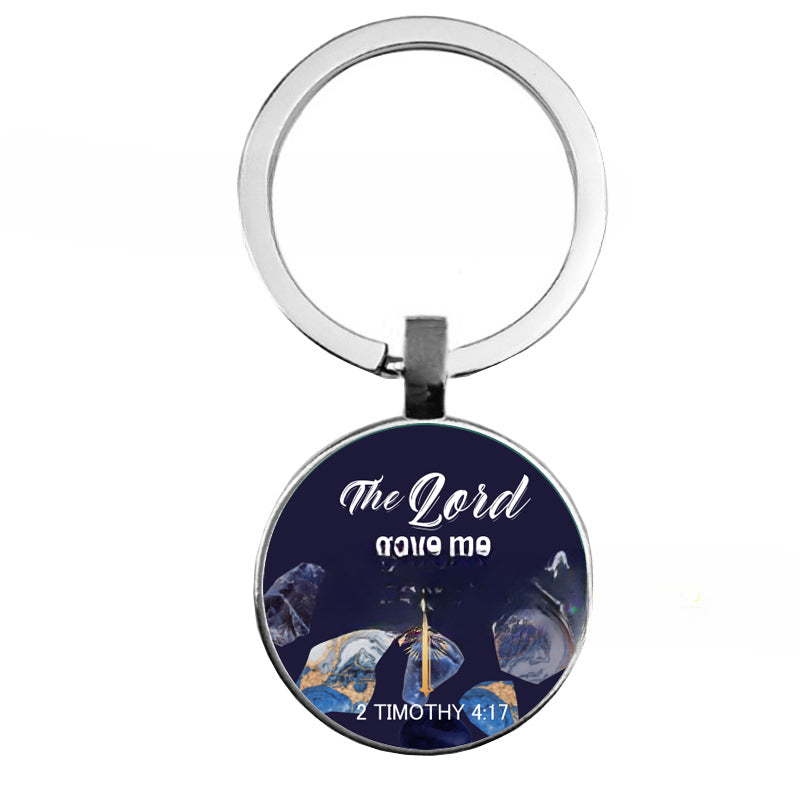 Wholesale ABOND THE BLESSINGS Time Gem Alloy Keychains