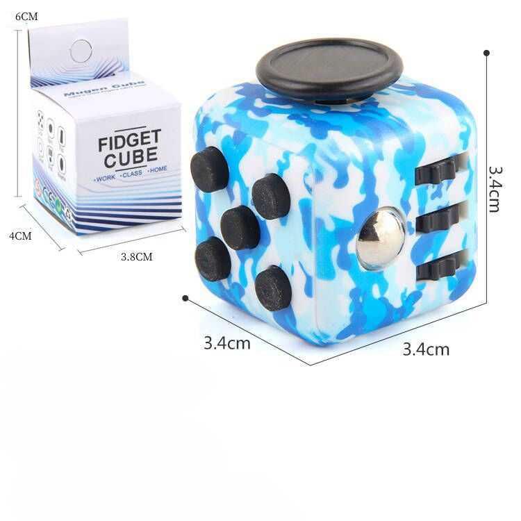 Wholesale 6-sided UV Decompression Infinite Finger Mini Magic Cube