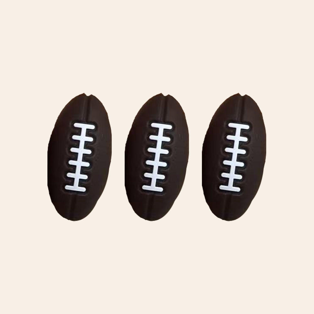 Wholesale 10pcs 3d Creative Football DIY Beads
