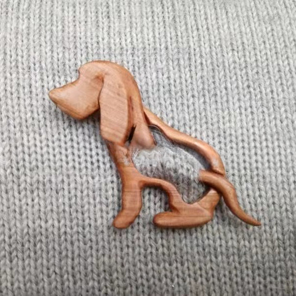 Wholesale of Wooden Animal Brooches