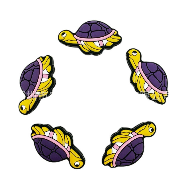 Wholesale 10pcs DIY Ocean Sea Turtle Silicone Beads