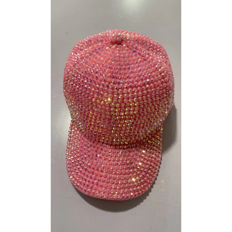 Wholesale Colorful Rhinestone Baseball Caps