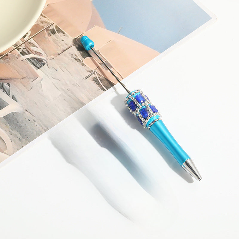 Wholesale 10pcs Beadable Pens Heavy Works Drill DIY Hands Handmade Round Bead Pen