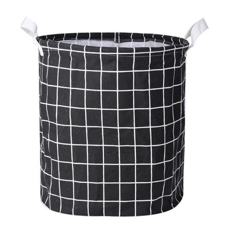 Wholesale Cotton and Linen Large Capacity Foldable Storage Baskets