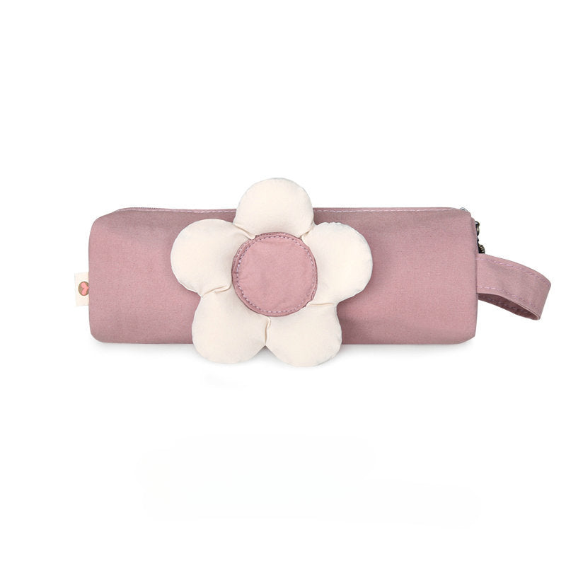 Wholesale Flower Canvas Pencil Case