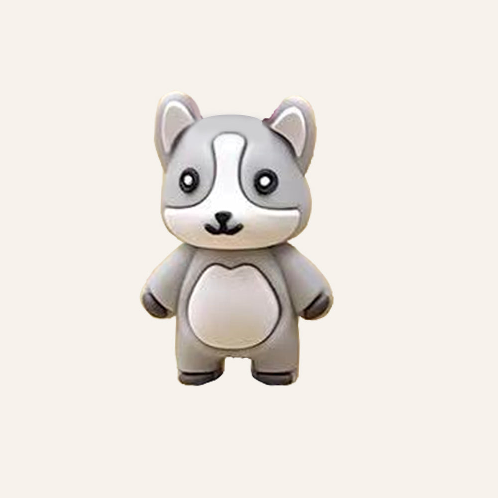 Wholesale 20pcs 3D Colorful Cute Toy Dog Beads