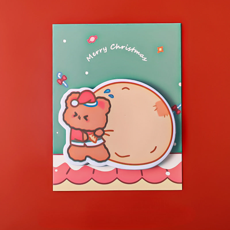Wholesale Paper Cartoon Christmas Post-it Notes Message Memo Note Paper