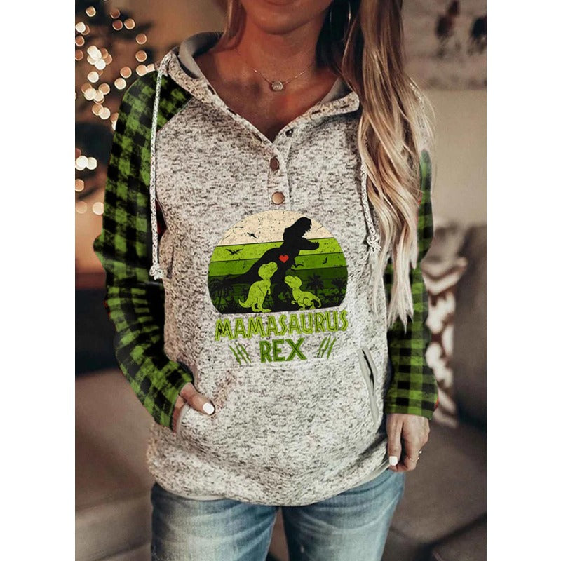 Wholesale Polyester Oversized MAMA Printed Hoodies