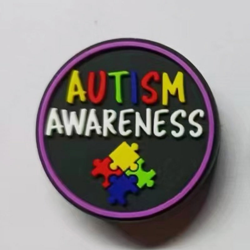 Wholesale 10pcs Cartoon Color Puzzle Letter Silicone Beads