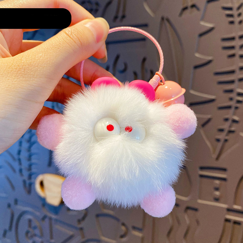 Wholesale Cartoon Fur Ball Keychain