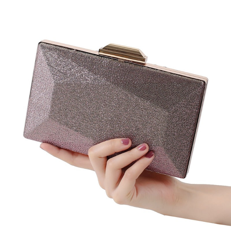 Wholesale 3D Geometry Versatile Gradient Color Silk Simple Handbag