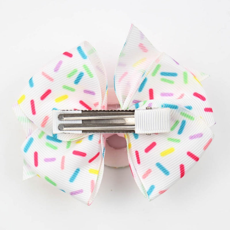 Wholesale 5pcs Birthday Number Gretel Baby Ice Cream Pink Hair Clip