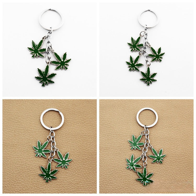 Wholesale Creative Metal Plant Keychains