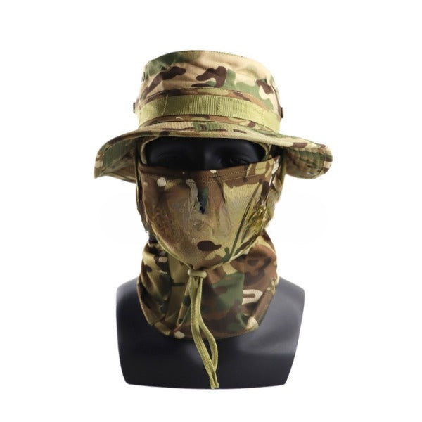 Wholesale Camouflage Outdoor Mountaineering Visor Detachable Fisherman Hat