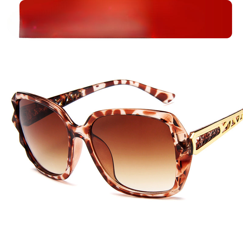 Wholesale Progressive Color Large Frame PC Sunglasses