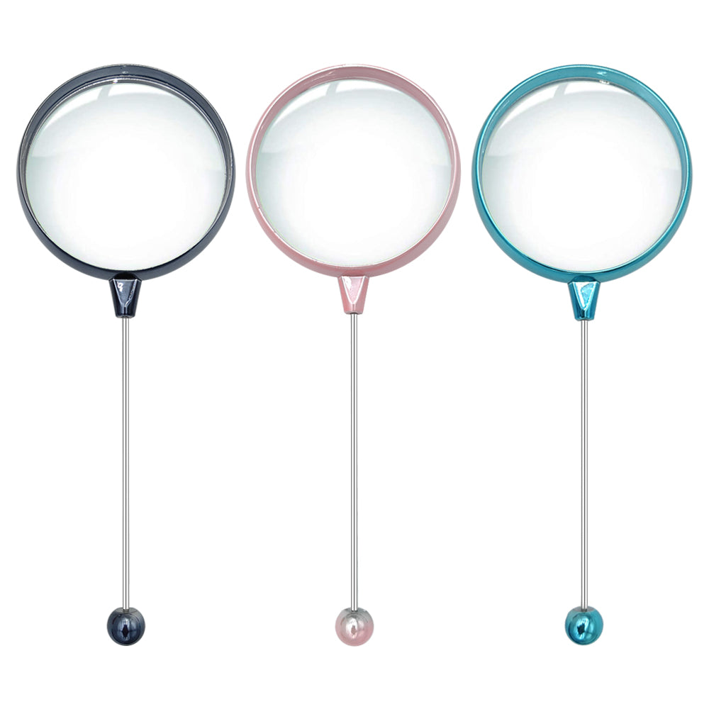 Wholesale Beadable Magnifier DlY Beadable Magnifying Glass School Gifts Teacher Gifts