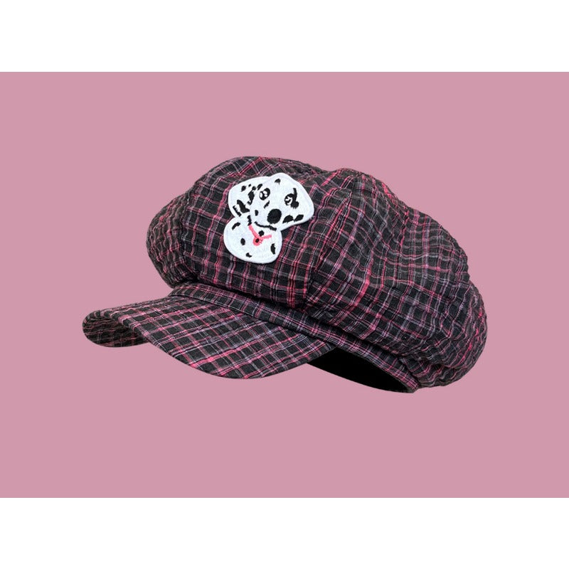 Wholesale Hot Girl Pink American Retro Cowboy Forward Cap Beret Peaked Cap