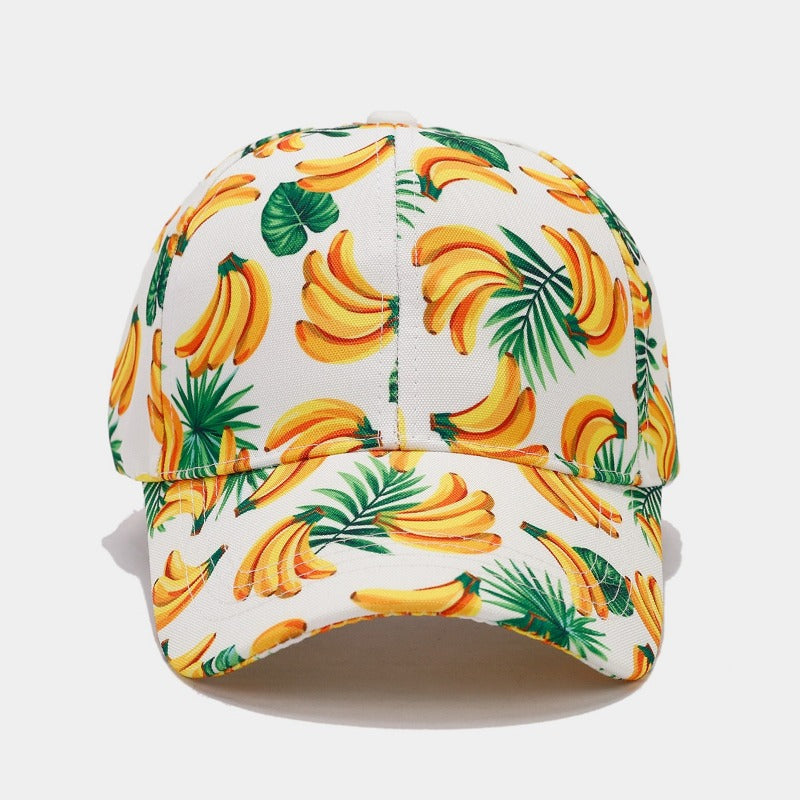 Wholesale Tropical Fruit Banana Print Baseball Cap