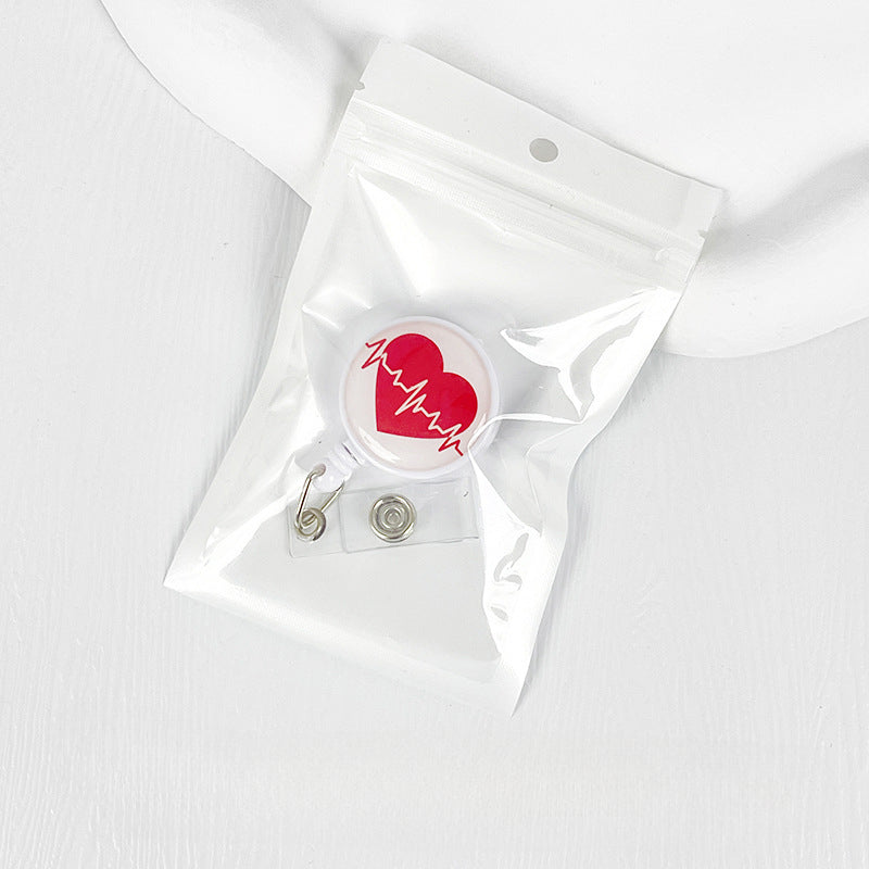 Wholesale Retractable Doctor Nurse Badge Holder Keychain