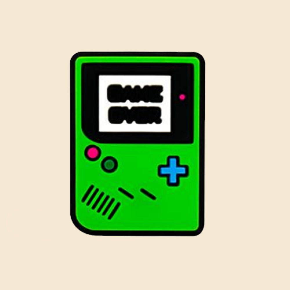 Wholesale 10pcs Cartoon Multicolor Game Machine Pattern Silicone Beads