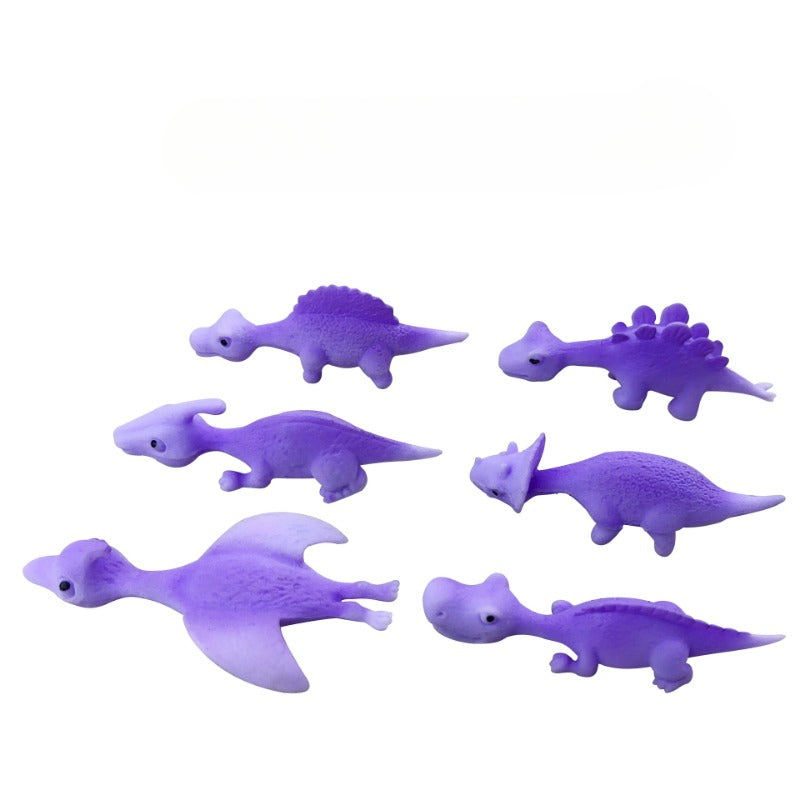 Wholesale 10PCS Ejection Dinosaur Fun Decompression TPR Toys